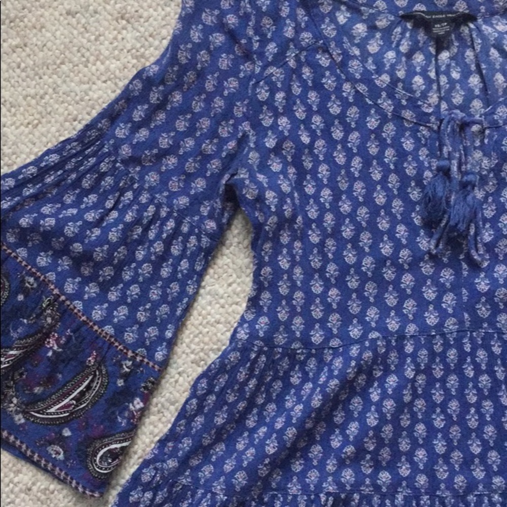 American Eagle peasant top